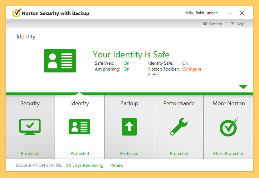norton security with backup 2019